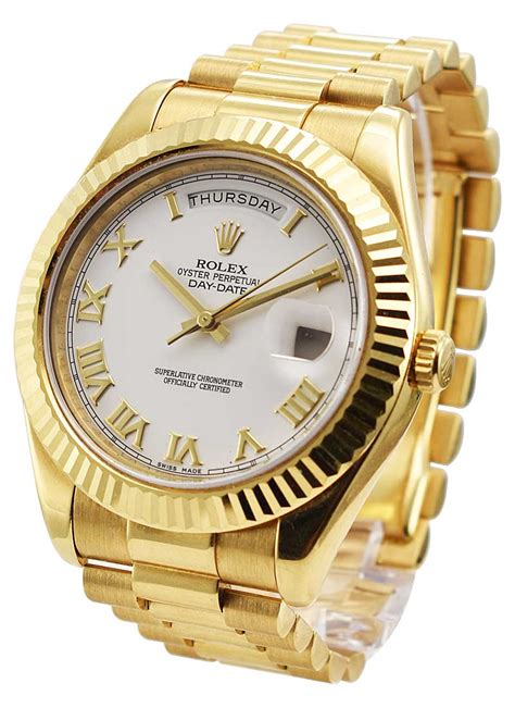 used rolex day-date|Rolex Day-Date 41mm gold.